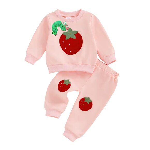 The Very Hungry Caterpillar Sweater Pants First Birthday Outfit Clothes Leggings - Picture 1 of 2